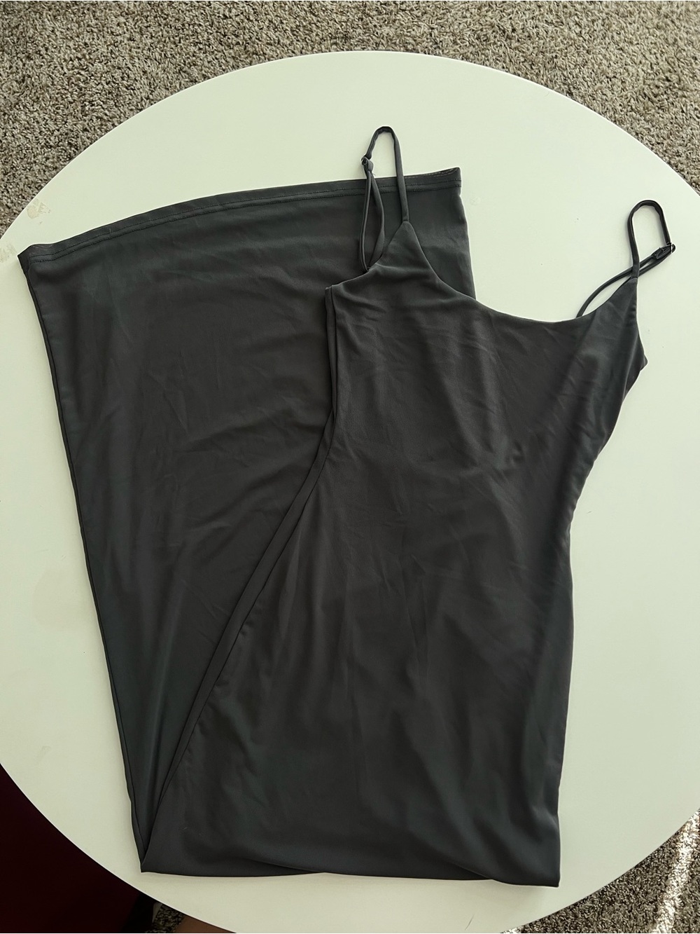 Princess Polly Slate Gray Maxi Dress Size 2 - Picture 5 of 7